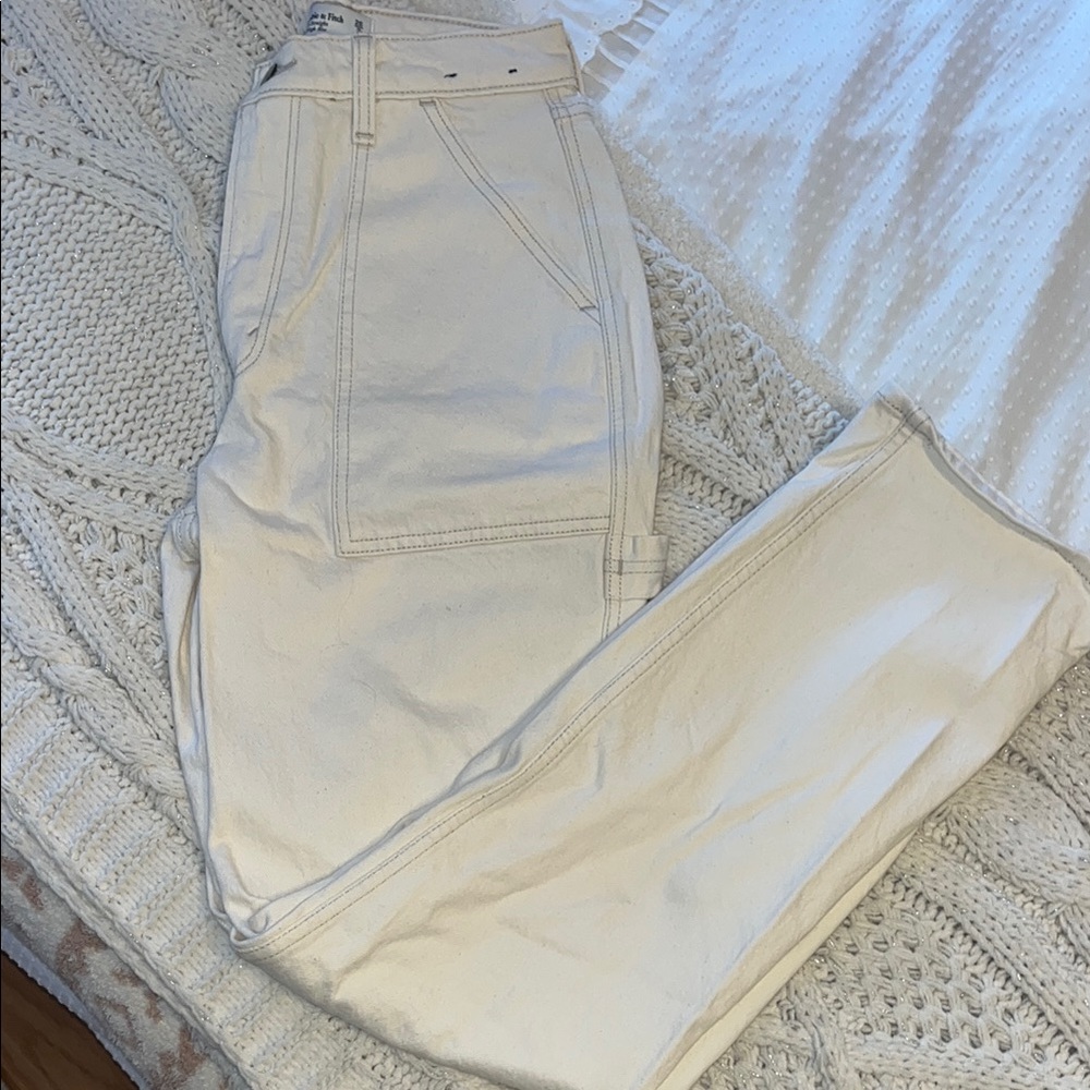 Women's Cream Jeans